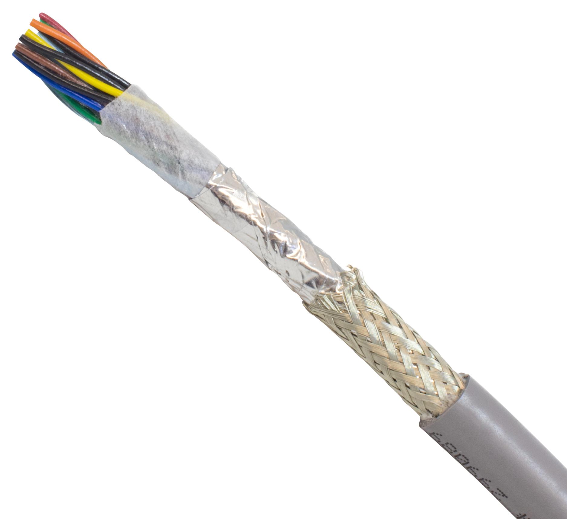 Alpha Wire 86706Cy Sl002 Shld Multipair, 22Awg, Pvc, 152.4M