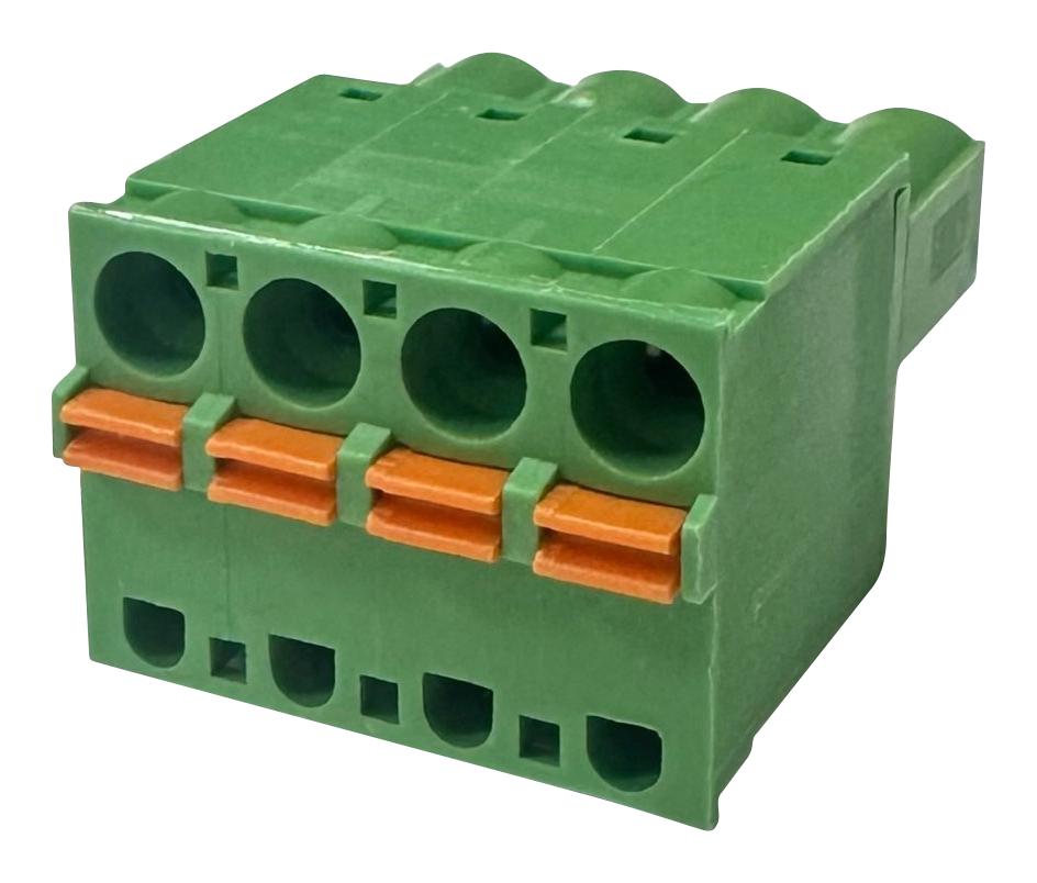 Multicomp Pro Mp011171 Terminal Block, Pluggable, 4Pos, 12Awg