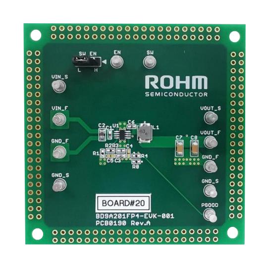 Rohm Bd9A201Fp4-Evk-001 Evaluation Kit, Buck Converter