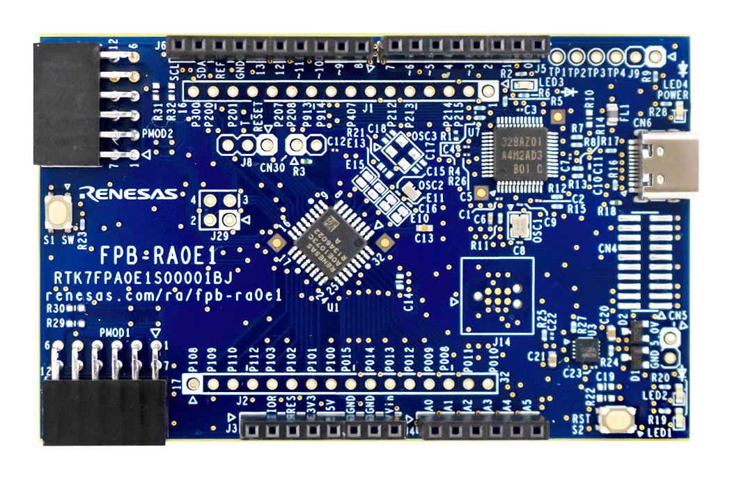 Renesas Rtk7Fpa0E1S00001Bj Fast Prototyping Board For Ra0E1 Mcu