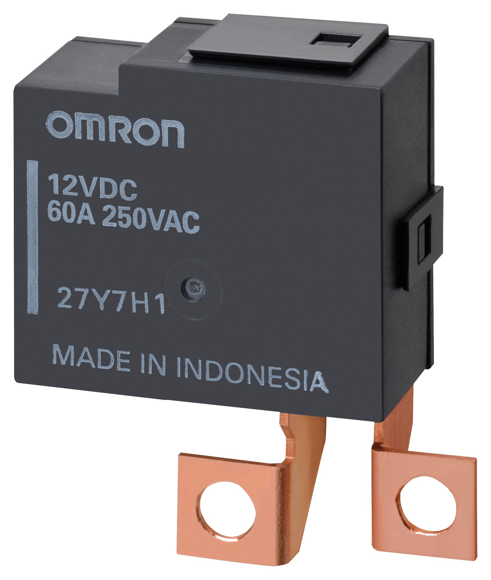 Omron/partner Stock G9Ta-U1Ath Dc12 Power Relay, Spst-No, 60A, 250Vac