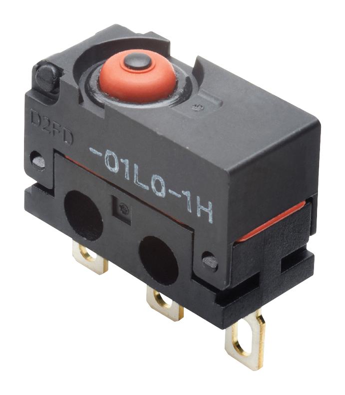 Omron/partner Stock D2Fd-2L0-1H Microswitch, Spdt, 2A, 125V/30V, 2N