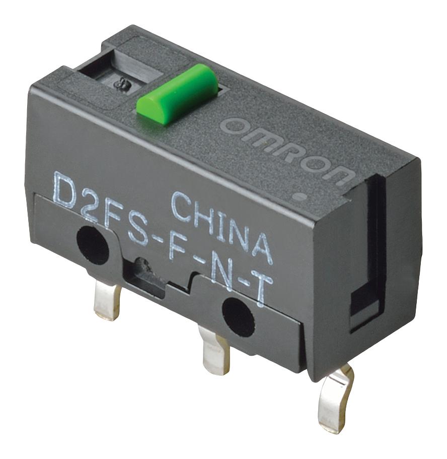 Omron/partner Stock D2Fs-F-N-T Microswitch, Spst-No, 0.1A, 6V, 0.85N