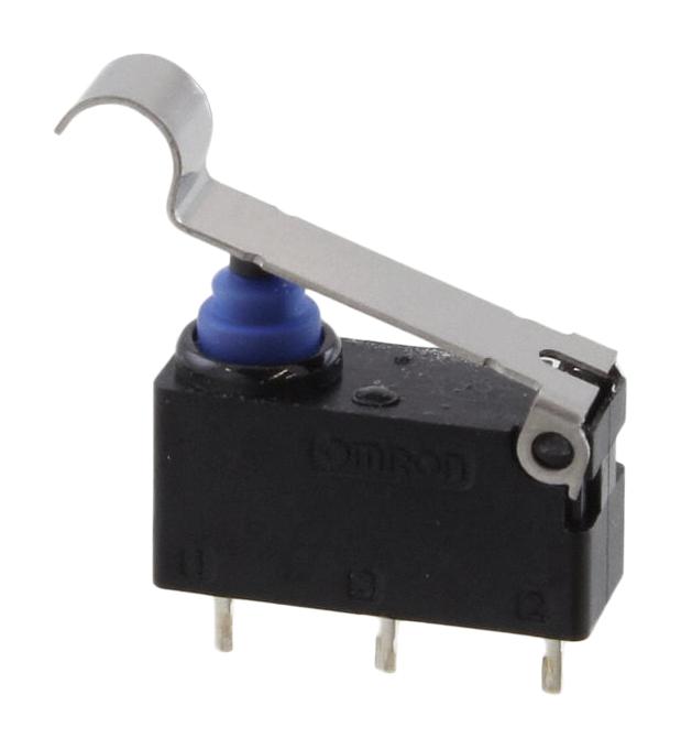 Omron/partner Stock D2Hw-A231D Microsw, Spdt, 0.002A, 125V/12V, 0.65N