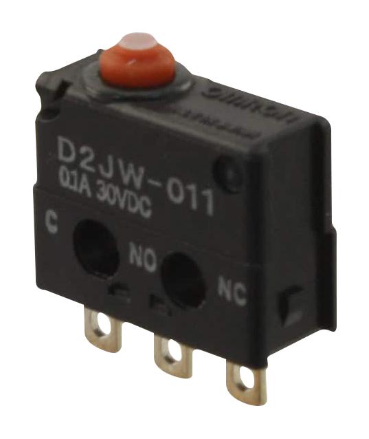 Omron/partner Stock D2Jw-011 Microswitch, Spdt, 0.1A, 30V, 250Gf