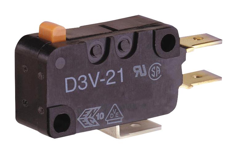 Omron/partner Stock D3V-16G-1C25 Microswitch, Spdt, 16A, 250V, 1.96N