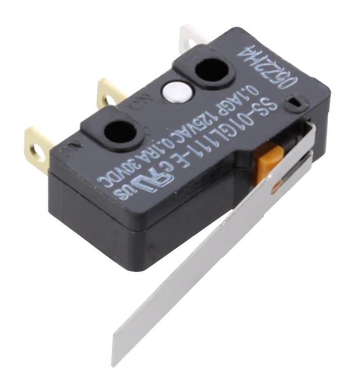 Omron/partner Stock Ss-01Gl13D Microswitch, Spdt, 0.1A, 125V/30V, 1.47N