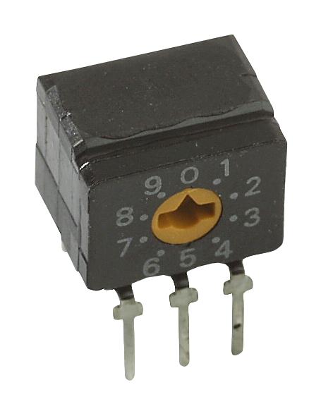 Omron/partner Stock A6Cv-10R Rotary Switch, 1P, 10 Pos, 0.1A/250V/30V