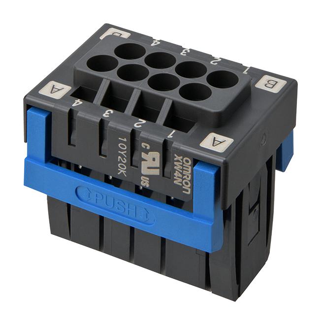 Omron/partner Stock Xw4N-16D2-A Terminal Block, Pluggable, 16Pos, 16Awg