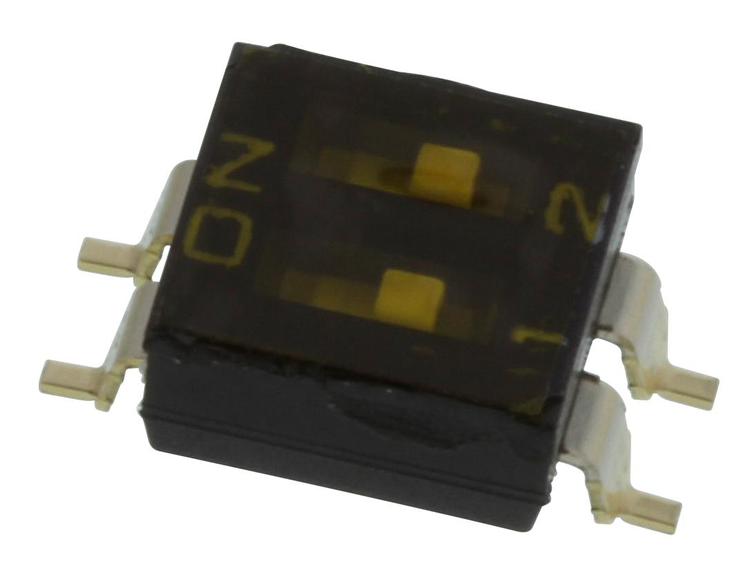 E-Switch Kae02Tggt Dip Switch, Spst, 0.025A/24Vdc, Smd