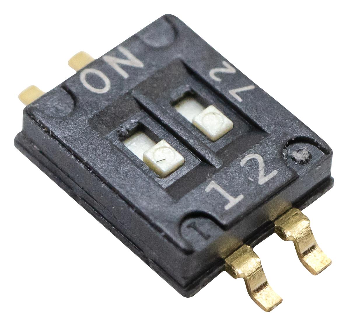 E-Switch Kan1102Rt Dip Switch, Spst, 0.025A/24Vdc, Smd