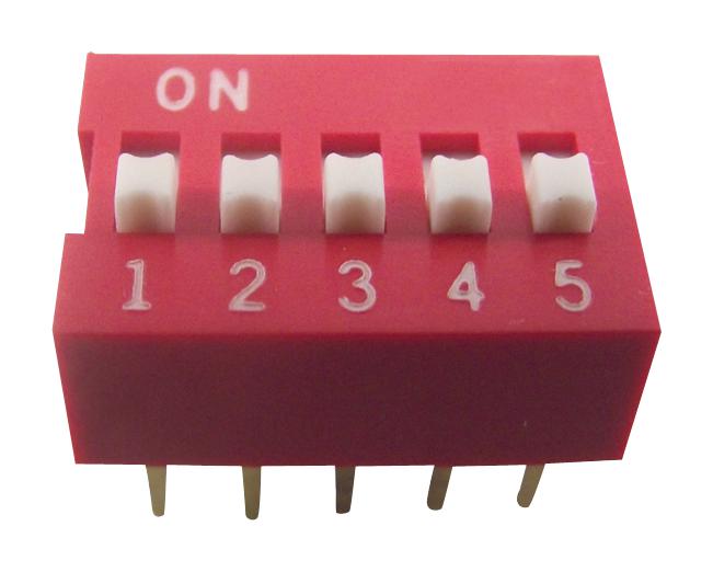 E-Switch Kas1105E Dip Switch, Spst, 0.025A/24Vdc, Th