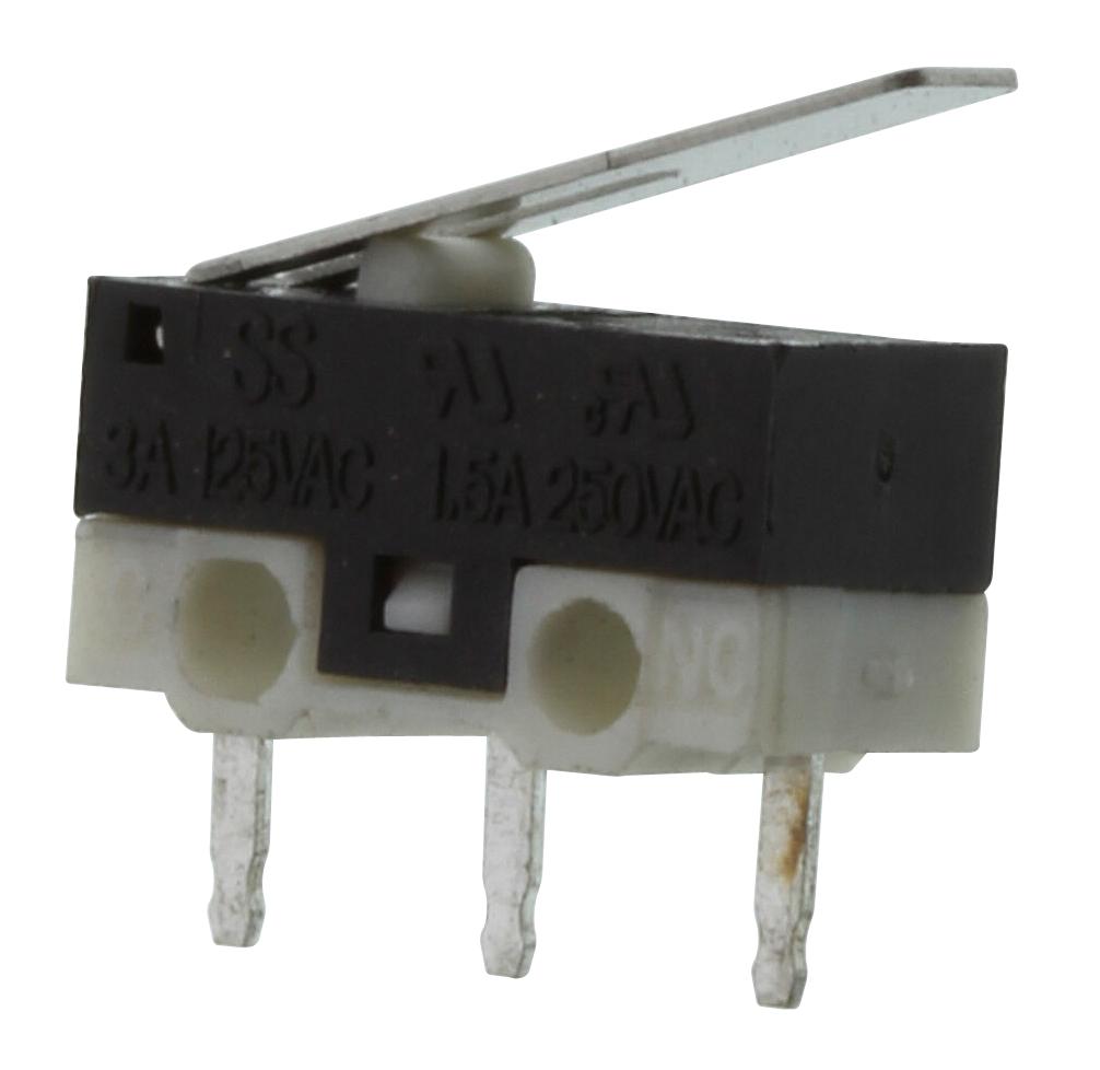 E-Switch Ss0750301F040P1A Microswitch, Spdt, 3A, 125Vac, 40Gf