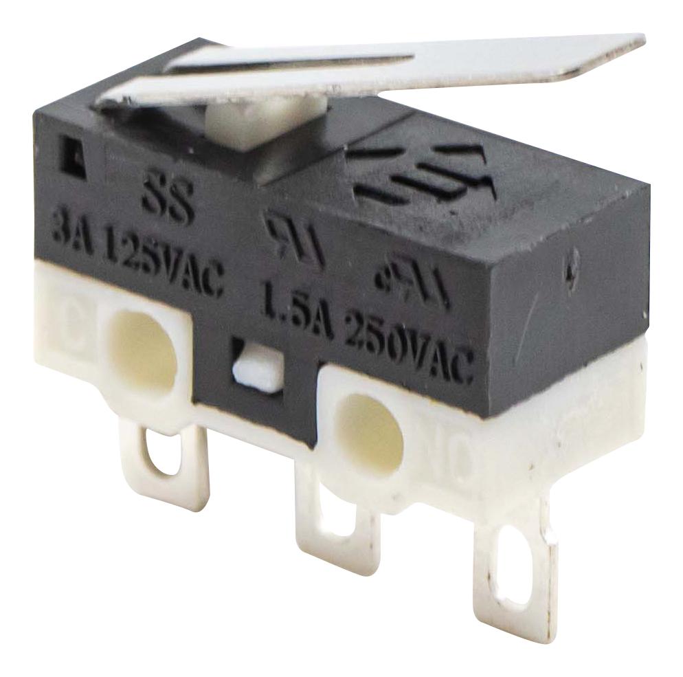 E-Switch Ss0750301F040S1A Micro Switch, Spdt, 3A, 125Vac