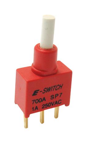 E-Switch 700Asp7B21M2Qe Pb Switch, Spdt, 120V/28V, 3A