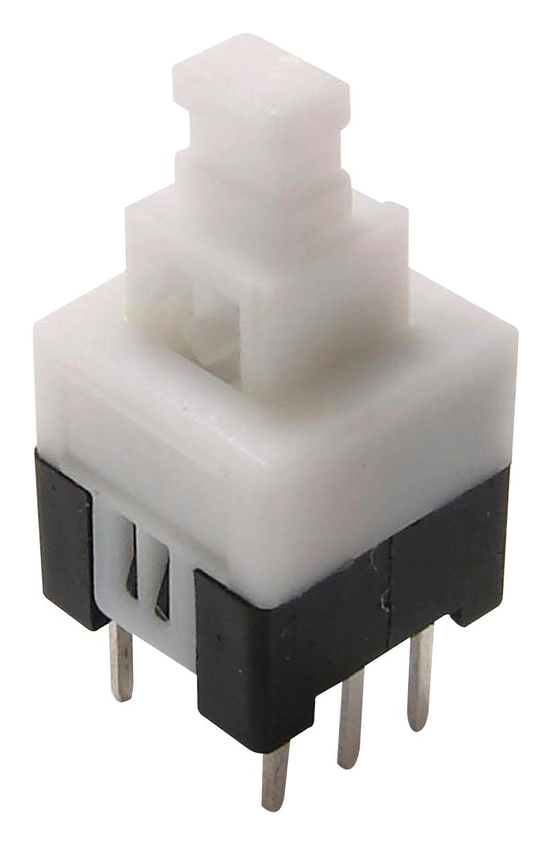 E-Switch Tl2230Eef140 Pushbutton Switch, Dpdt, 0.1A, 30Vdc, Th