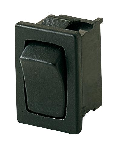 E-Switch R1966Ablkblkes Rocker Switch, Spst, 15A, 125Vac, Panel