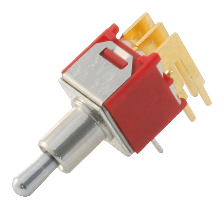 E-Switch 200Mdp3T2B4M6Qe Toggle Switch, Dpdt, 3A, 120V/28V, Th