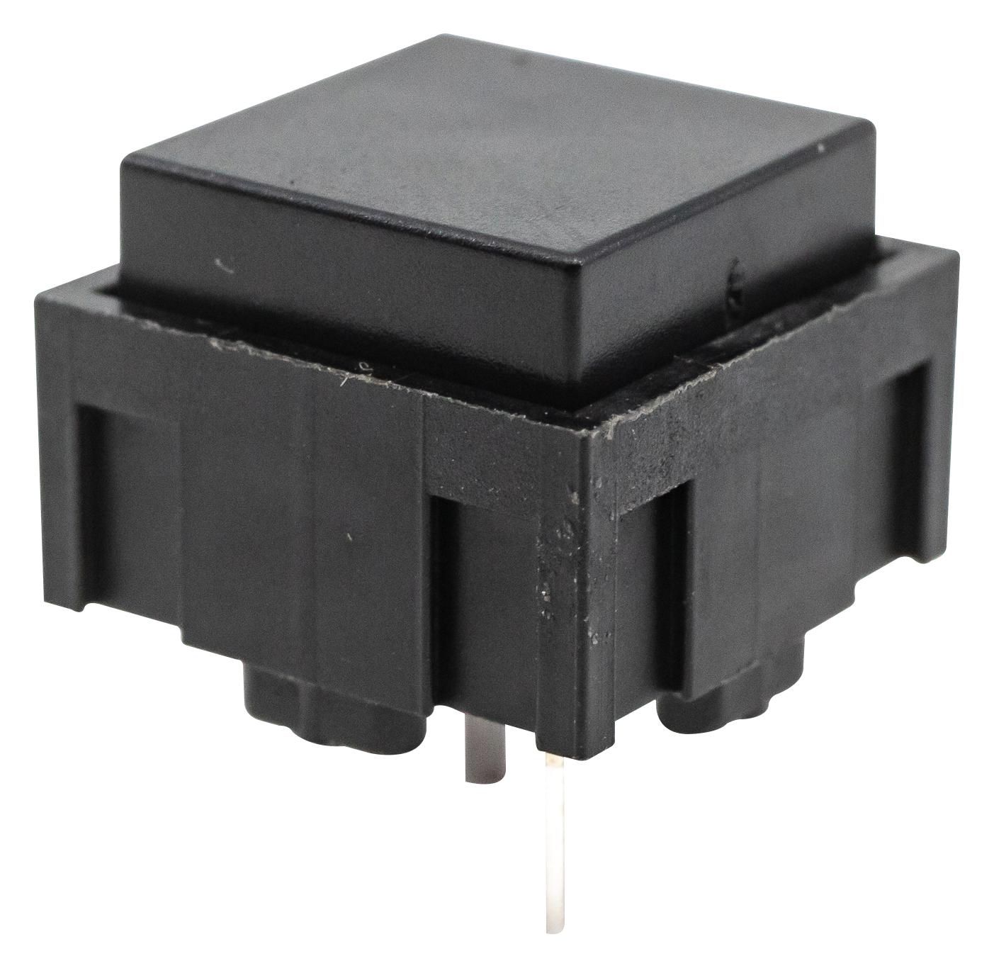 E-Switch 320.01E11Blk Tactile Switch, 0.025A, 50Vdc, Th, 135Gf