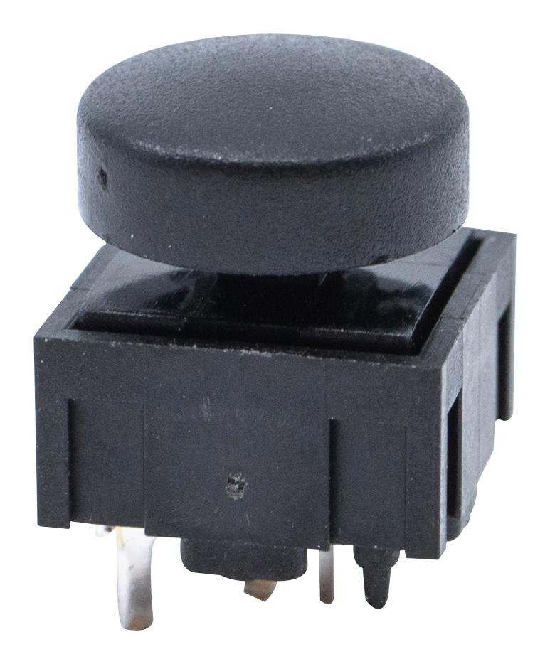 E-Switch 320.02E11.08Blk Tactile Switch, 0.025A, 50Vdc, Th, 135Gf