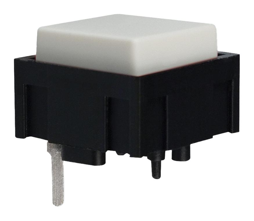 E-Switch 320E11Gry Tactile Switch, 0.025A, 50Vdc, Th, 135Gf