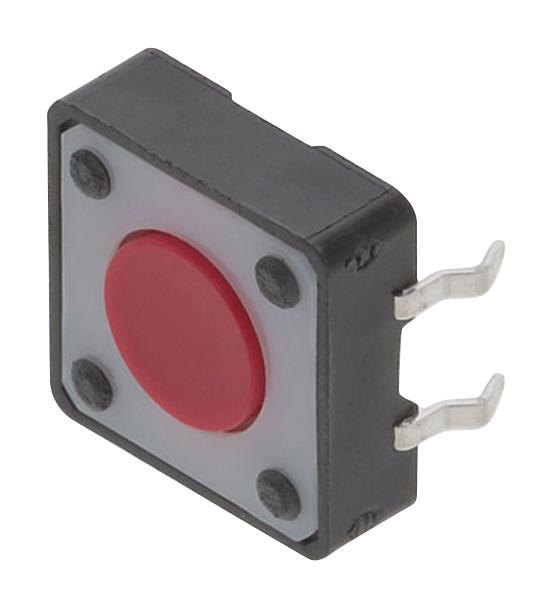 E-Switch Tl1100Df260Q Tactile Switch, 0.05A, 12Vdc, Th, 260Gf