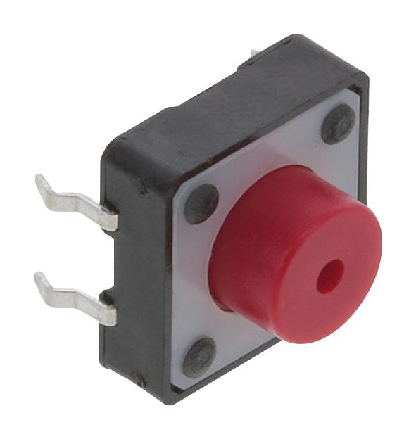 E-Switch Tl1100Ef260Q Tactile Switch, 0.05A, 12Vdc, Th, 260Gf