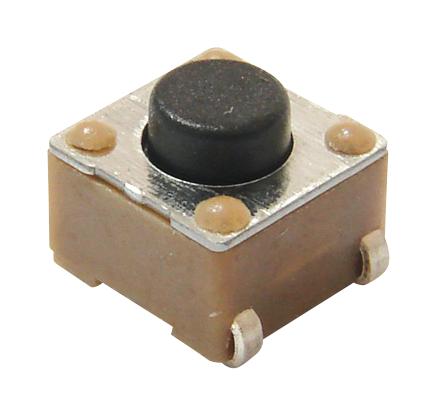 E-Switch Tl3301Ff160Qj Tactile Switch, 0.05A, 12Vdc, Smd, 160Gf