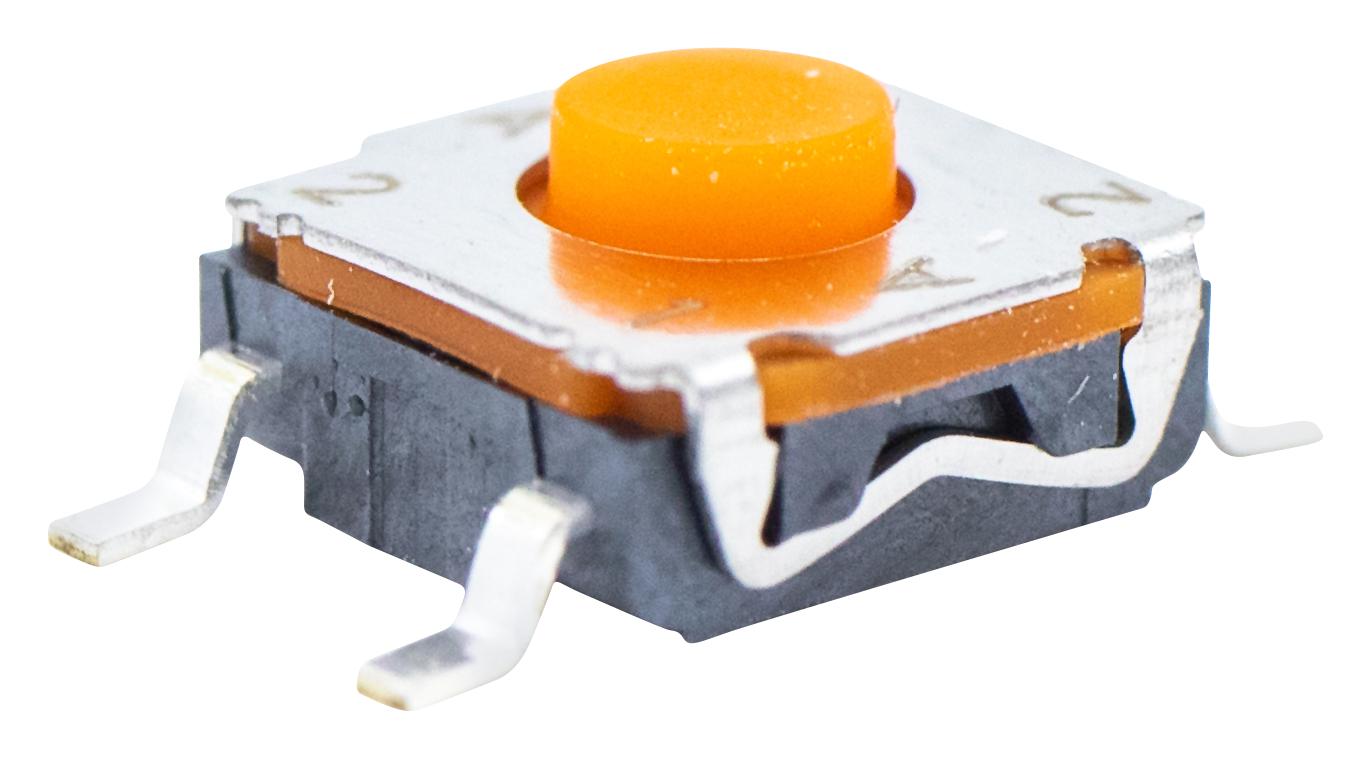 E-Switch Tl6150Af350Qg Tactile Switch, 0.05A, 12Vdc, Smd, 350Gf