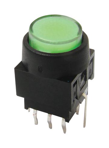 E-Switch Lp4Ee1Pbctr Pb Switch, Dpdt, 0.1A/30Vdc, Th