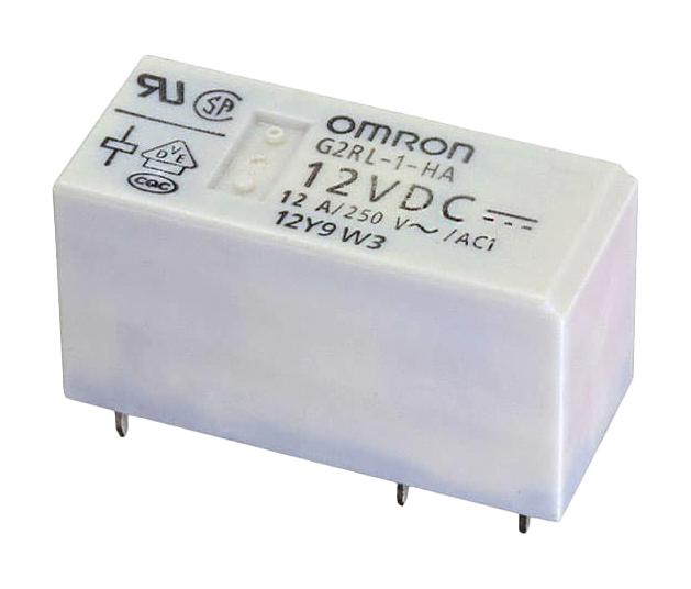 Omron/partner Stock G2Rl-1-Ha-Dc12 Power Relay, Spdt, 12Vdc, 12A, Th