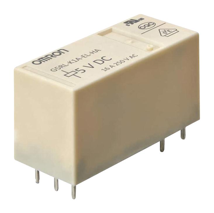 Omron/partner Stock G5Rl-K1A-El-Ha-Dc24 Power Relay, Spst-No, 24Vdc, 16A, Th