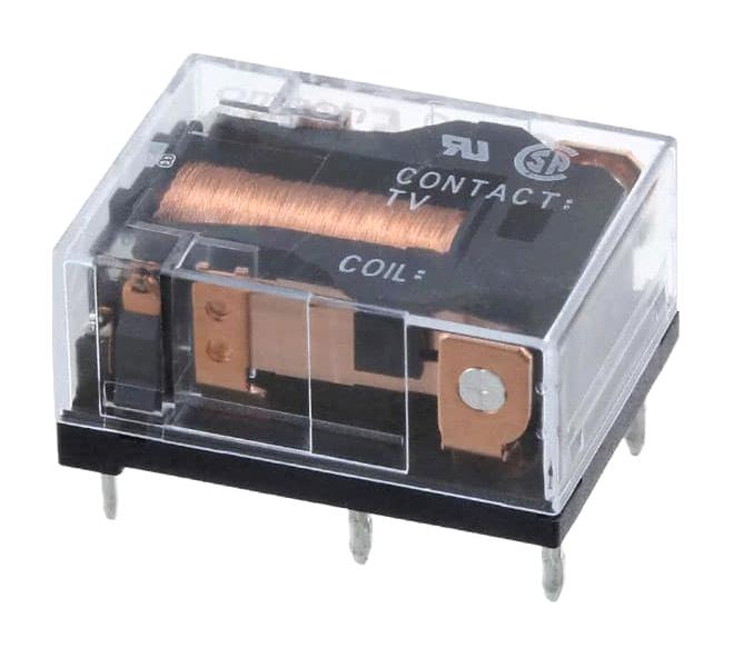 Omron/partner Stock G6Ck-1117P-Us-Dc24 Power Relay, Spst-No, 24Vdc, 10A, Th