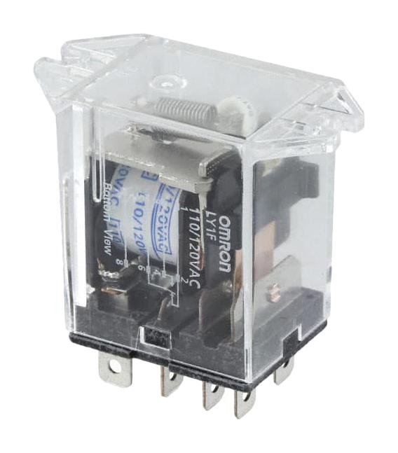 Omron/partner Stock Ly1Fac220240 Power Relay, Spdt, 240Vac, 15A, Bracket