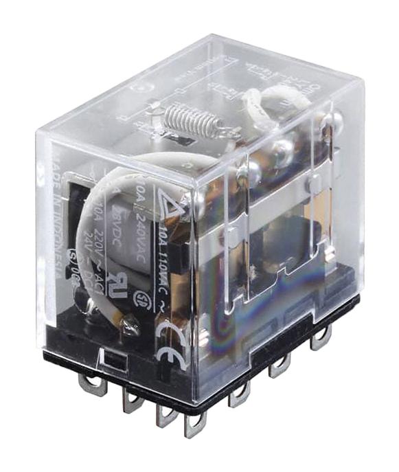 Omron/partner Stock Ly4Ac240 Power Relay, 4Pdt, 240Vac, 10A, Bracket