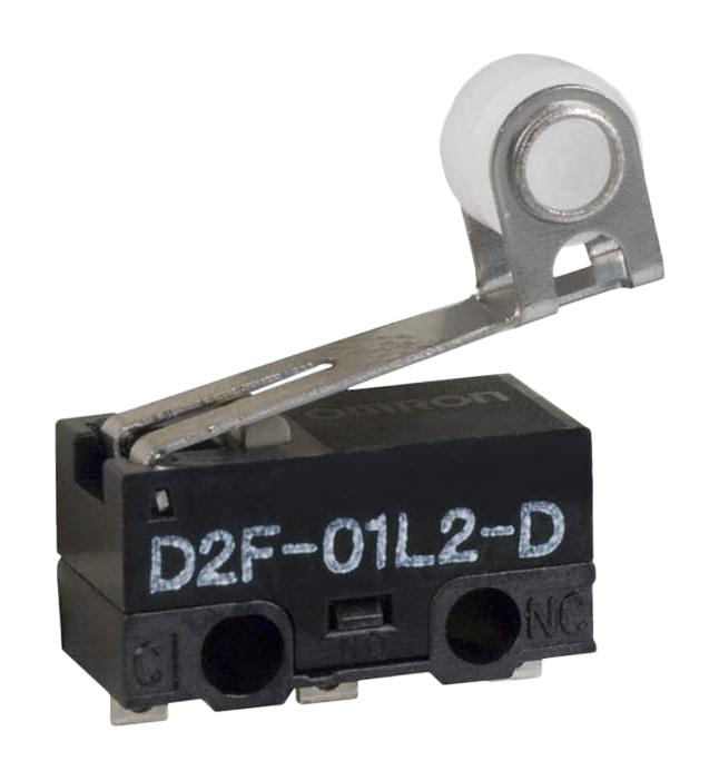 Omron/partner Stock D2F-01L2-D Microswitch, Spdt, 0.1A, 30Vdc, 0.78N