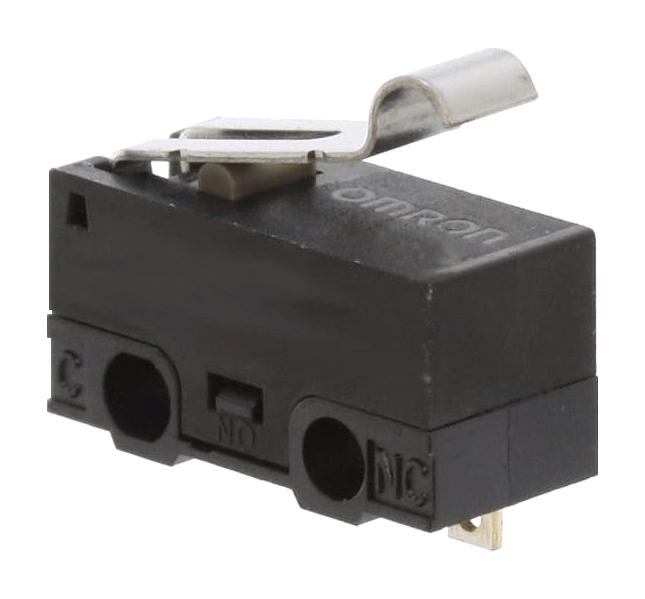 Omron/partner Stock D2F-01L3-D2 Microswitch, Spdt, 0.1A, 30Vdc, 0.54N