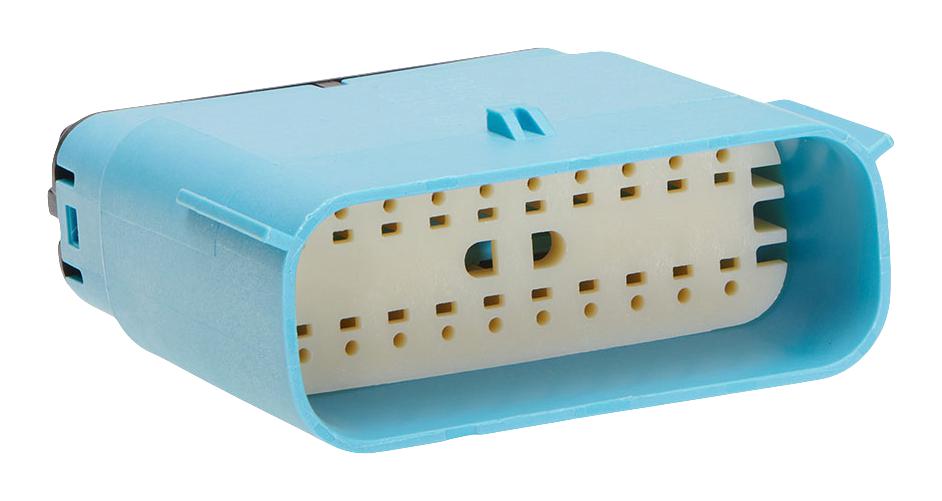 Molex 033482-2423 Connector Housing, Plug, 20Pos, Light Blue