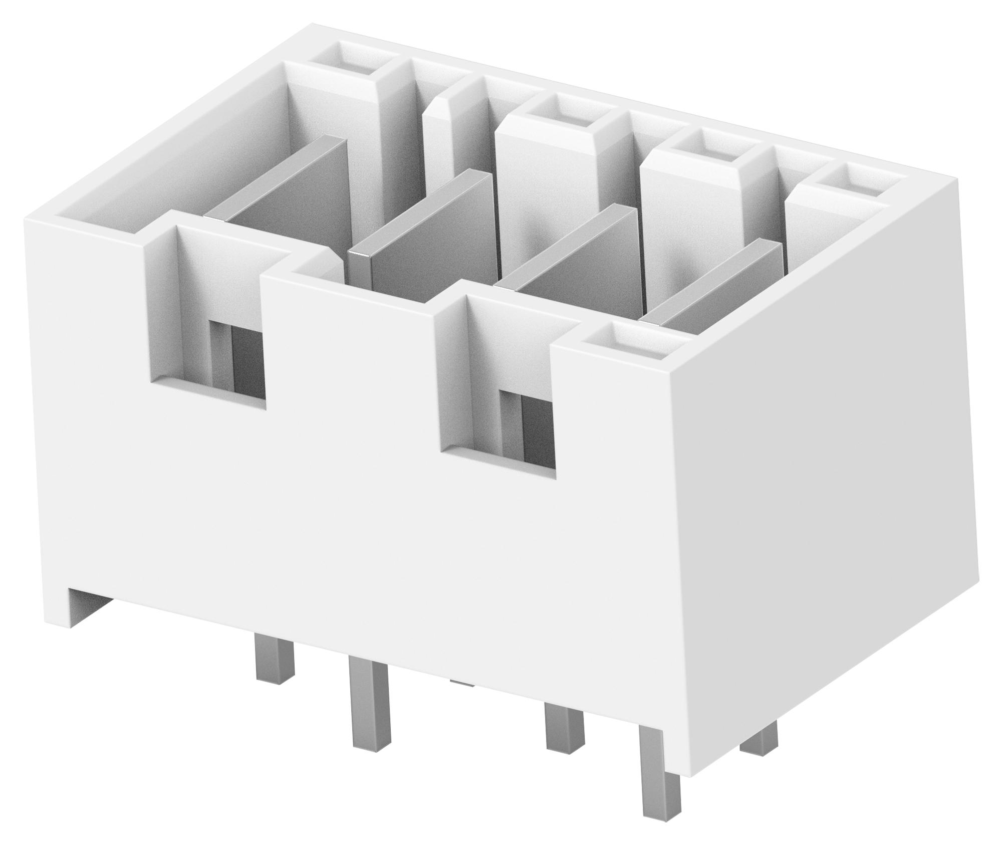 Te Connectivity 3-2390868-4 Rect Pwr Conn, Hdr, 4Pos, 1Row, 5mm