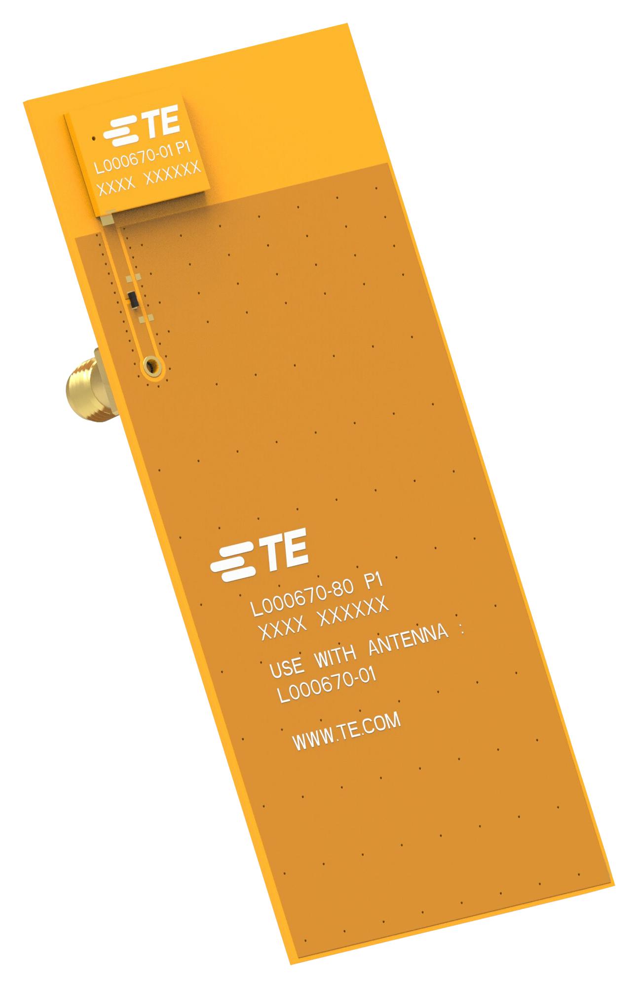 Te Connectivity L000670-80 Chip Antenna, 1.176Ghz/1.5835Ghz, 2.7Dbi