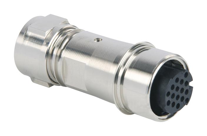 Bulgin/partner Stock Pxm6011/16S/cr/0910/sn Circular Connector, Rcpt, 16Pos, Crimp