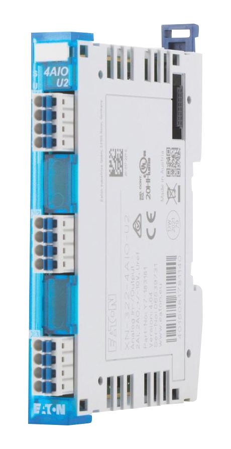 Eaton Moeller Xn-322-4Aio-U2 Analogue I/o Module, 4 I/o, 18 To 30Vdc