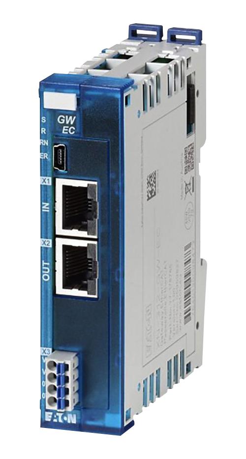 Eaton Moeller Xn-312-Gw-Ec Ethercat Gateway, Din Rail Mount