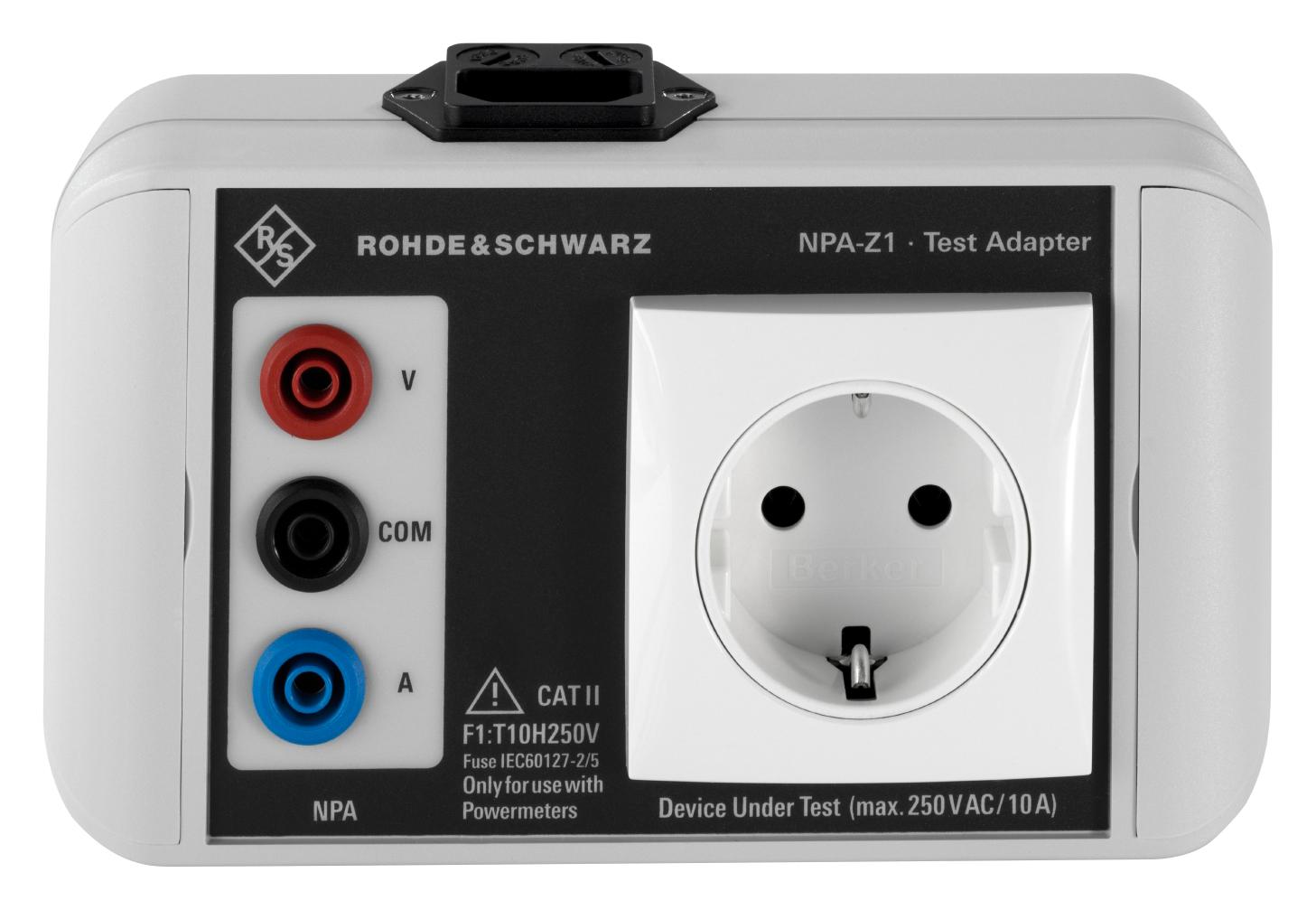 Rohde & Schwarz Npa-Z1 Test Adapter, Eu Version, 250V, 10A