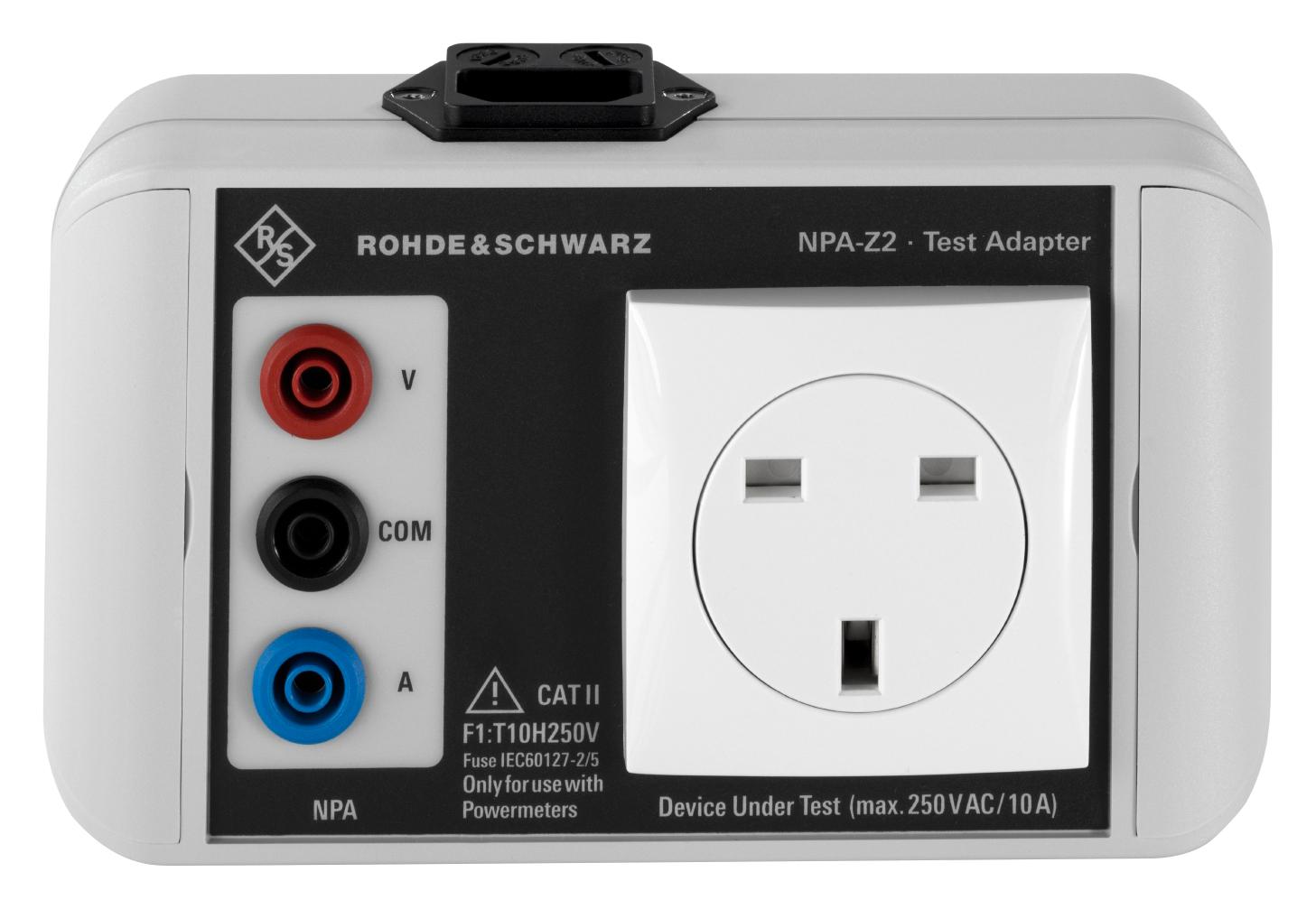 Rohde & Schwarz Npa-Z2 Test Adapter, Uk Version, 250V, 10A