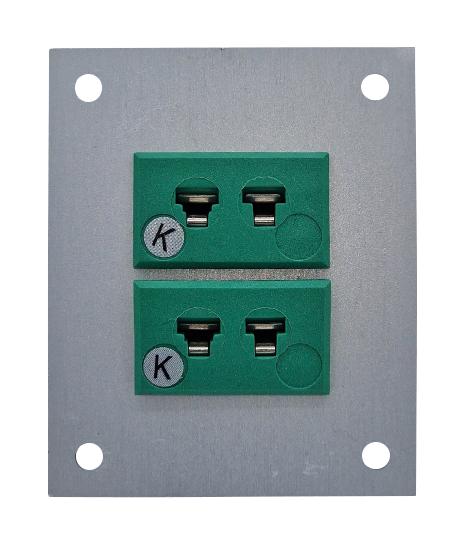 Labfacility Im-K-Ff + Fmp-2 Thermocpl Connector, W/panel, Socket, K, 2Way