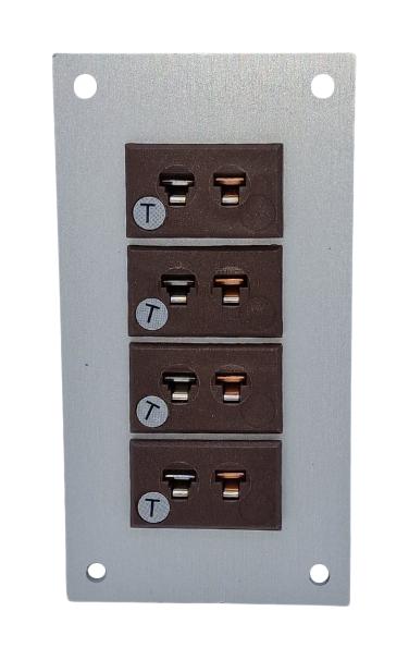 Labfacility Im-T-Ff + Fmp-4 Thermocpl Connector, W/panel, Socket, T, 4Way