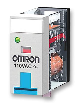 Omron Industrial Automation G2R-2-Sni Ac110(S) Relay, Dpdt, 250Vac, 30Vdc, 5A