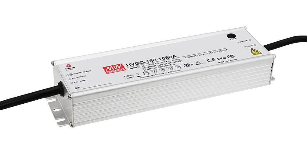 MEAN WELL Hvgc-150-350Ab Led Driver, Constant Current, 149.8W