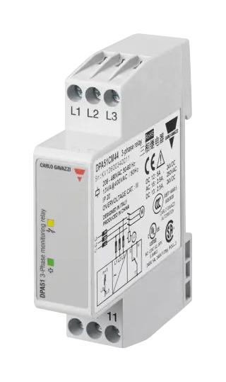 Carlo Gavazzi Dpa51Cm44 Voltage Monitoring Relay, Spdt, 177-552V